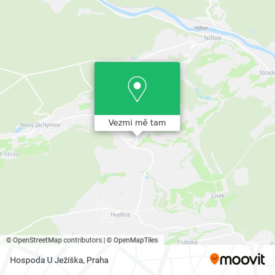 Hospoda U Ježíška mapa