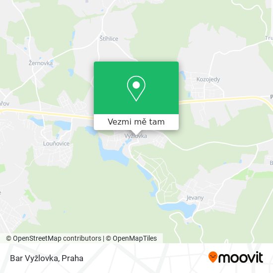 Bar Vyžlovka mapa