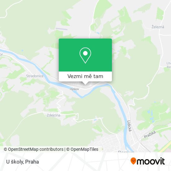 U školy mapa