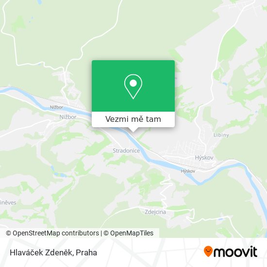 Hlaváček Zdeněk mapa