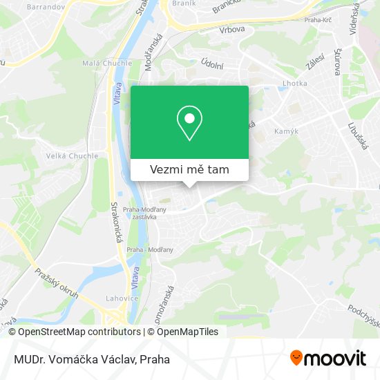 MUDr. Vomáčka Václav mapa