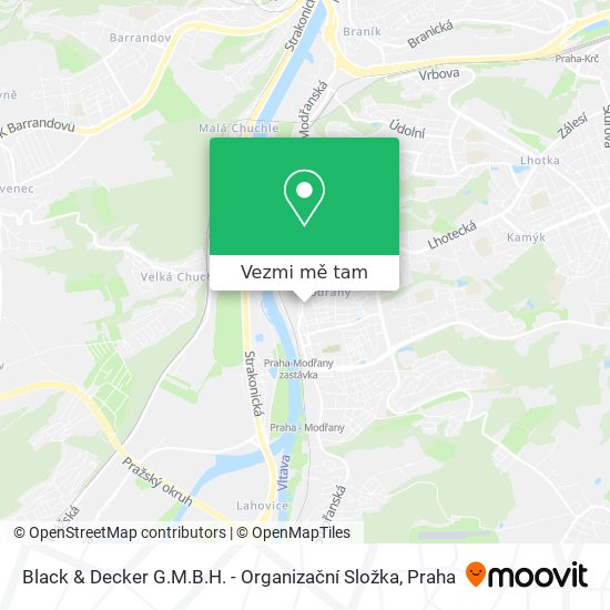 Black & Decker G.M.B.H. - Organizační Složka mapa