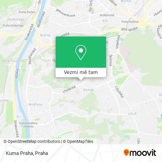 Kuma Praha mapa