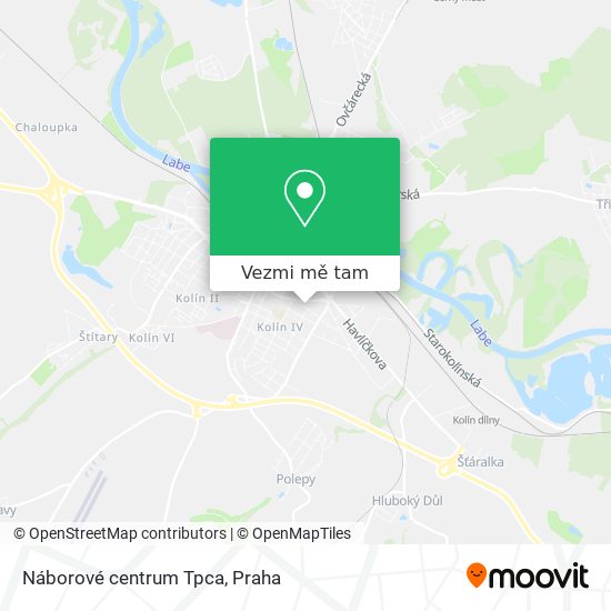 Náborové centrum Tpca mapa