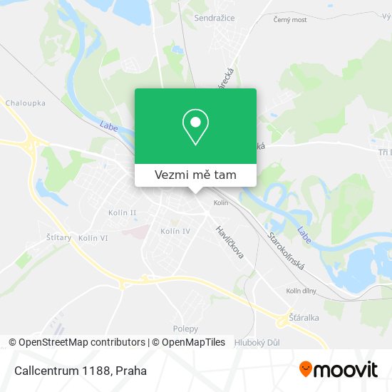 Callcentrum 1188 mapa