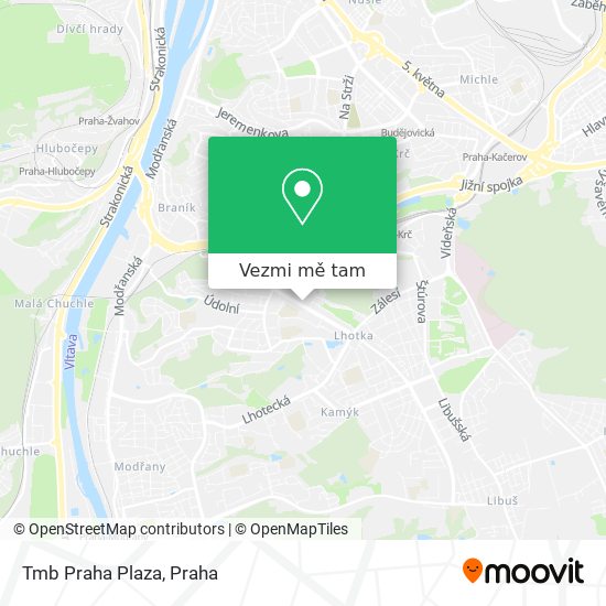 Tmb Praha Plaza mapa