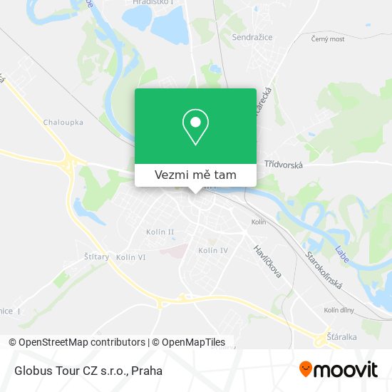 Globus Tour CZ s.r.o. mapa
