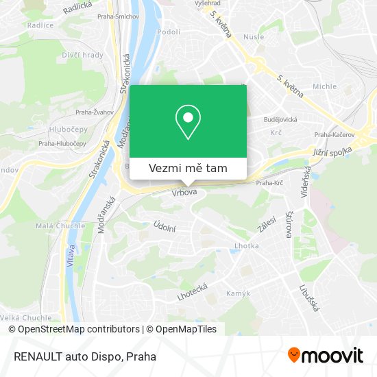 RENAULT auto Dispo mapa