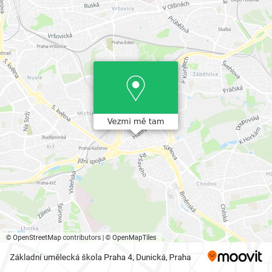 Základní umělecká škola Praha 4, Dunická mapa
