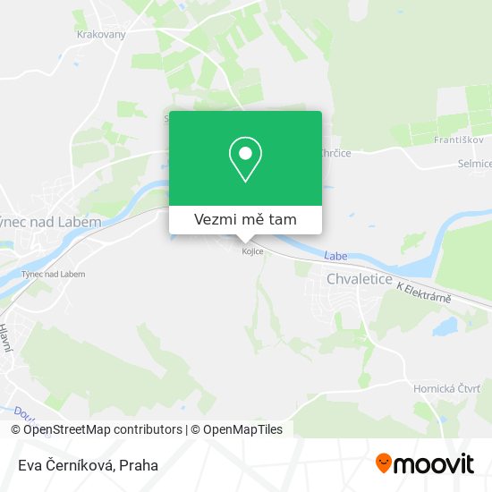 Eva Černíková mapa