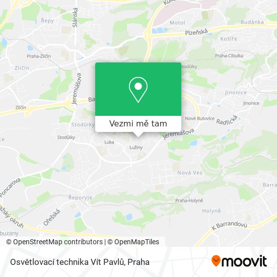 Osvětlovací technika Vít Pavlů mapa