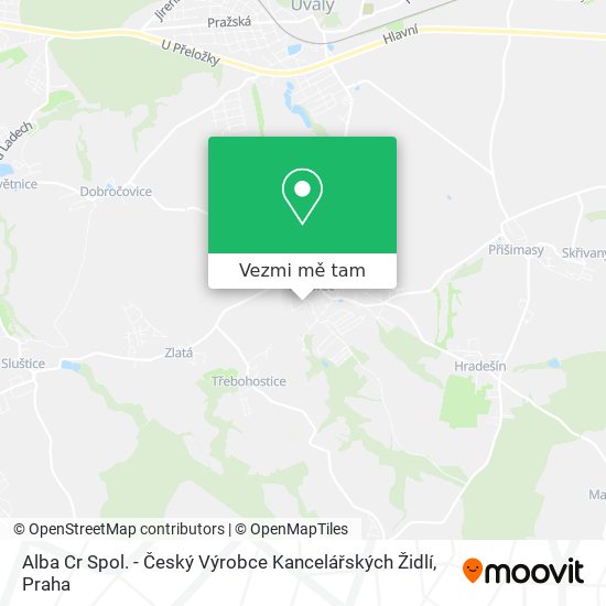 Alba Cr Spol. - Český Výrobce Kancelářských Židlí mapa