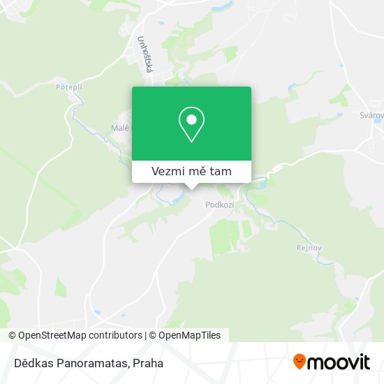 Dědkas Panoramatas mapa