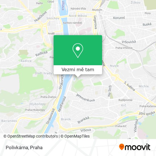 Polívkárna mapa