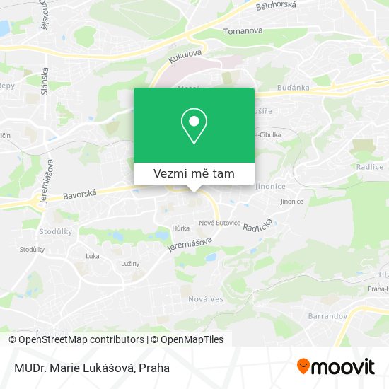 MUDr. Marie Lukášová mapa