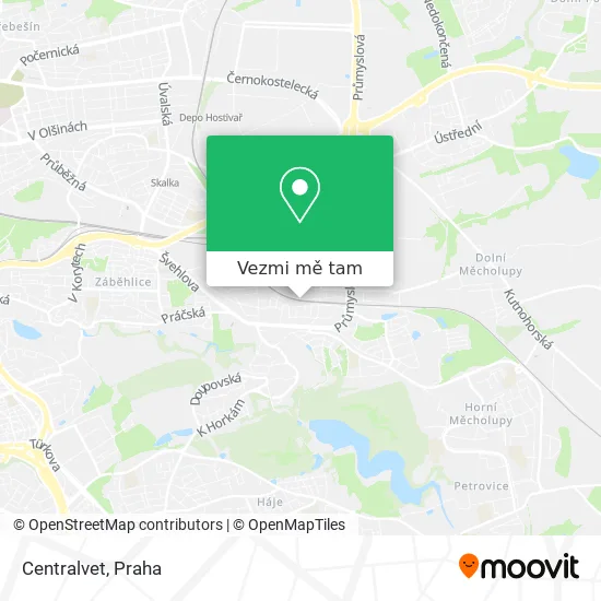 Centralvet mapa