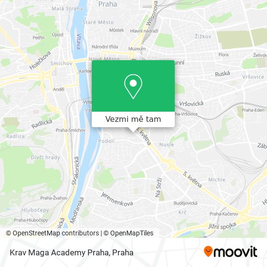 Krav Maga Academy Praha mapa