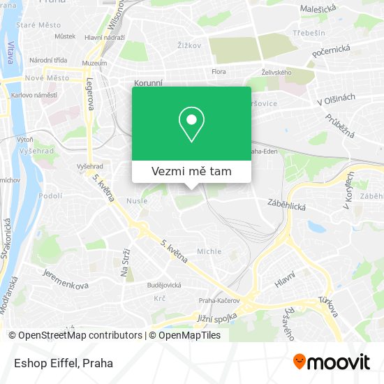 Eshop Eiffel mapa
