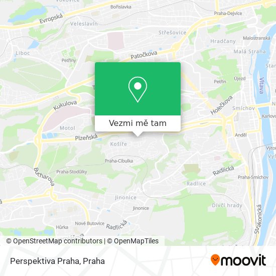 Perspektiva Praha mapa