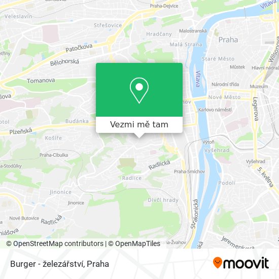 Burger - železářství mapa