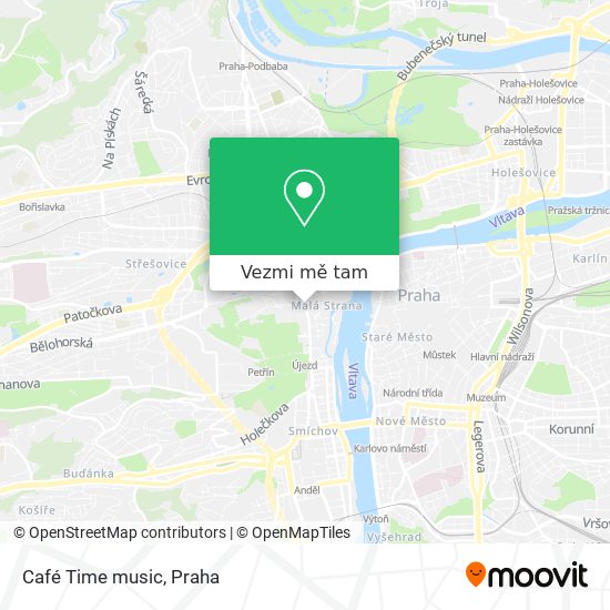 Café Time music mapa
