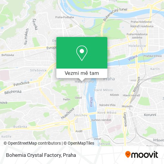 Bohemia Crystal Factory mapa