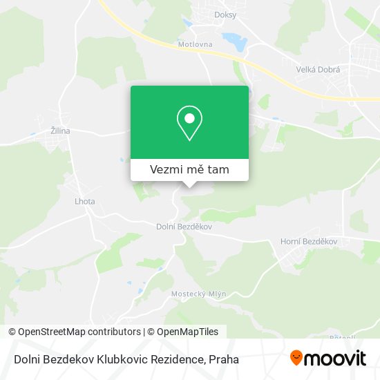 Dolni Bezdekov Klubkovic Rezidence mapa