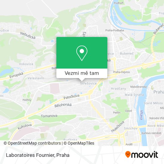 Laboratoires Fournier mapa