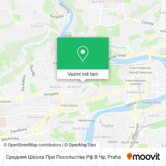 Средняя Школа При Посольстве Рф В Чр mapa
