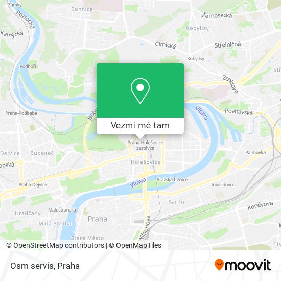 Osm servis mapa