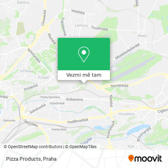 Pizza Products mapa