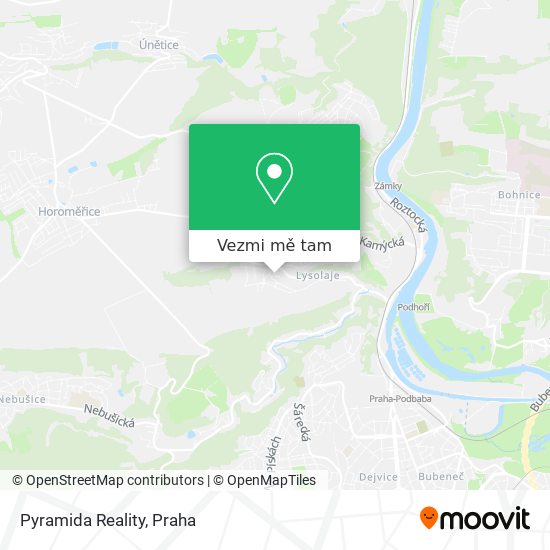 Pyramida Reality mapa