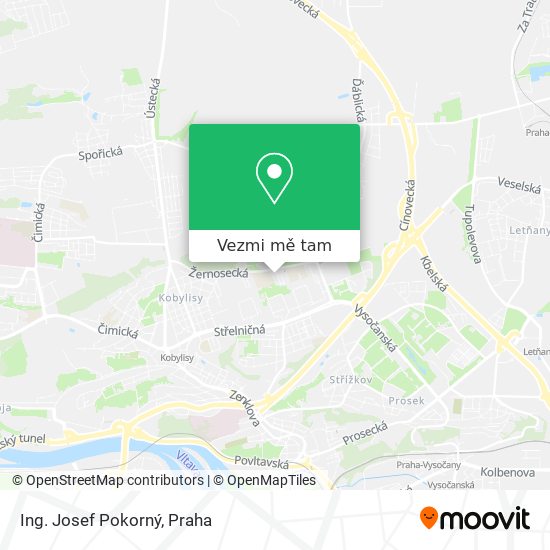 Ing. Josef Pokorný mapa