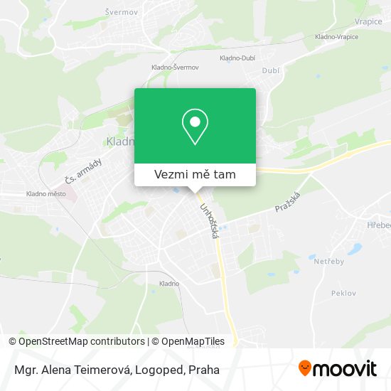 Mgr. Alena Teimerová, Logoped mapa