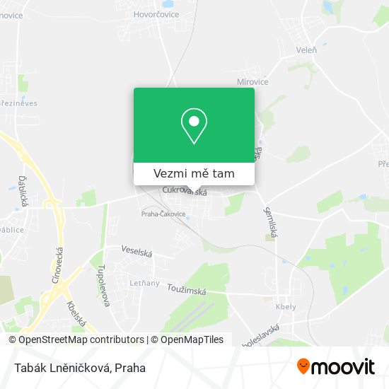 Tabák Lněničková mapa