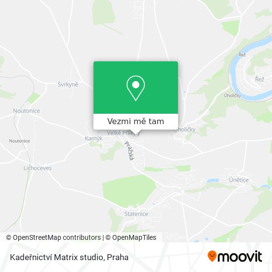 Kadeřnictví Matrix studio mapa