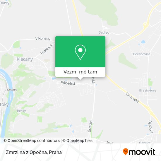 Zmrzlina z Opočna mapa