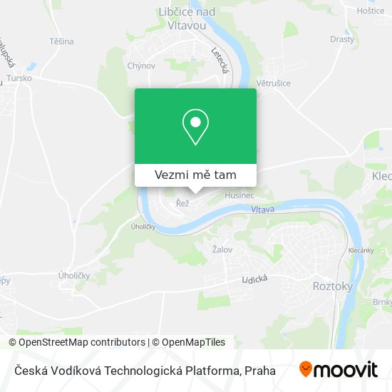 Česká Vodíková Technologická Platforma mapa