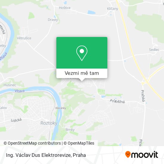 Ing. Václav Dus Elektrorevize mapa