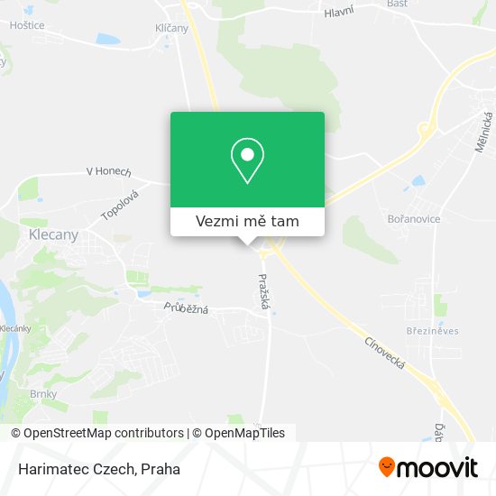 Harimatec Czech mapa