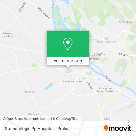 Stomatologie Pp Hospitals mapa