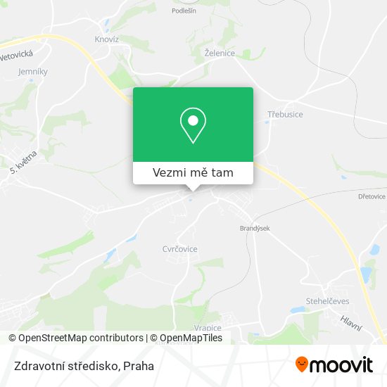 Zdravotní středisko mapa