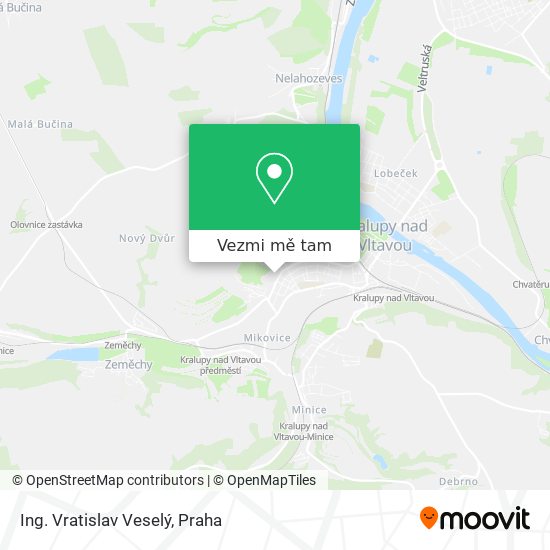 Ing. Vratislav Veselý mapa