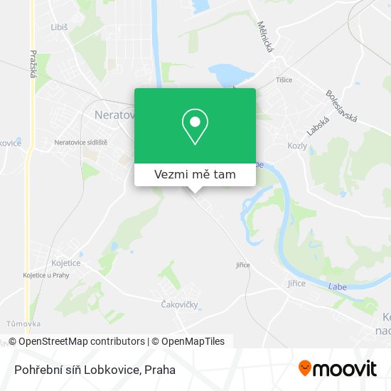 Pohřební síň Lobkovice mapa