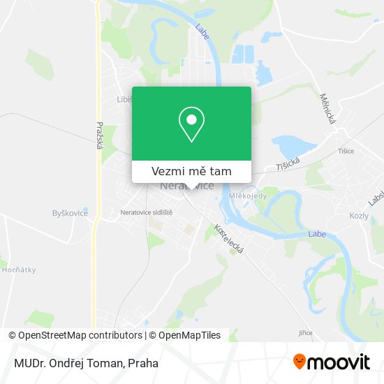 MUDr. Ondřej Toman mapa