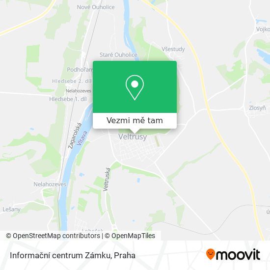 Informační centrum Zámku mapa