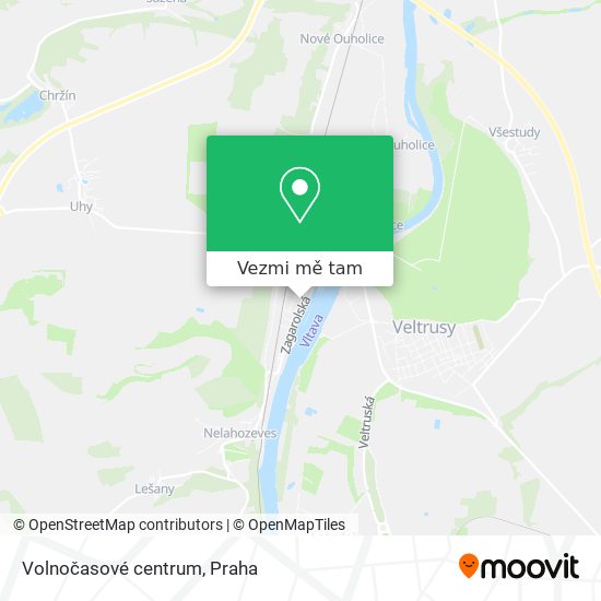 Volnočasové centrum mapa