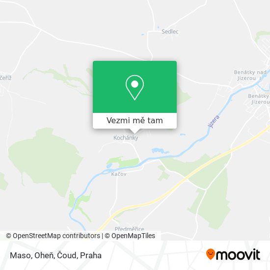 Maso, Oheň, Čoud mapa