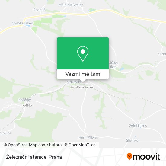 Železniční stanice mapa