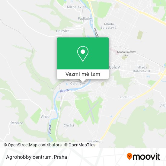 Agrohobby centrum mapa